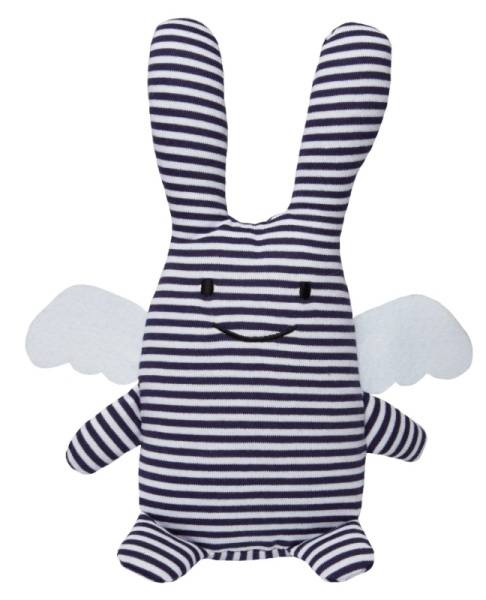 Trousselier Peluche Musicale Ange Lapin Marinière 24 cm